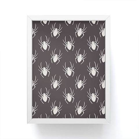 Avenie Halloween Spiders Framed Mini Art Print