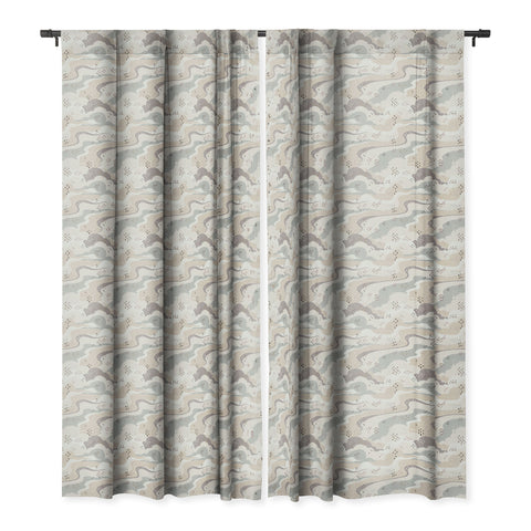 Avenie Land and Sky Among the Clouds Blackout Window Curtain