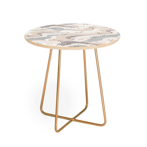 Avenie Land and Sky Among the Clouds Round Side Table