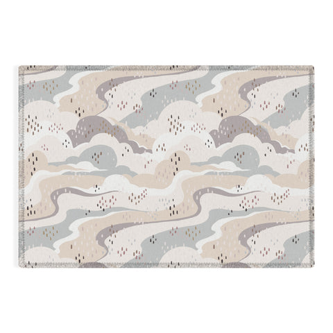 Avenie Land and Sky Among the Clouds Outdoor Rug