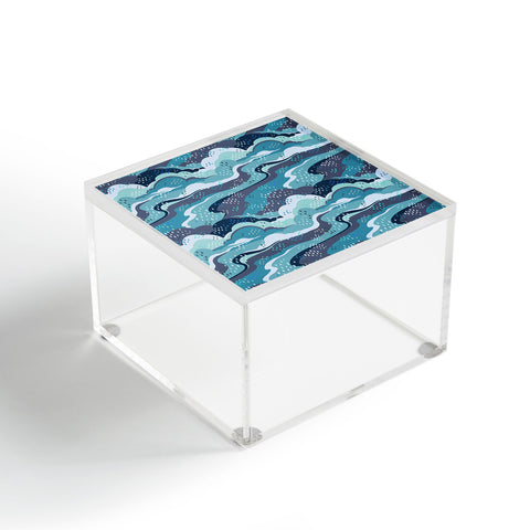 Avenie Land and Sky Ocean Surf Acrylic Box