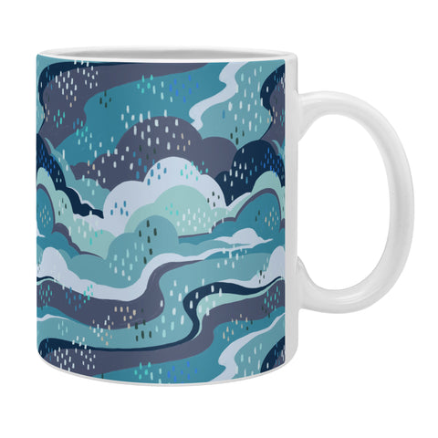 Avenie Land and Sky Ocean Surf Coffee Mug
