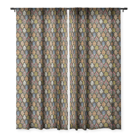Avenie Natures Tapestry Collection Sheer Window Curtain