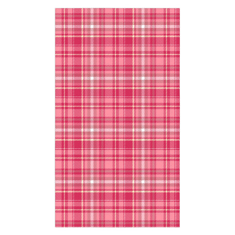 Avenie Pink Plaid Tablecloth