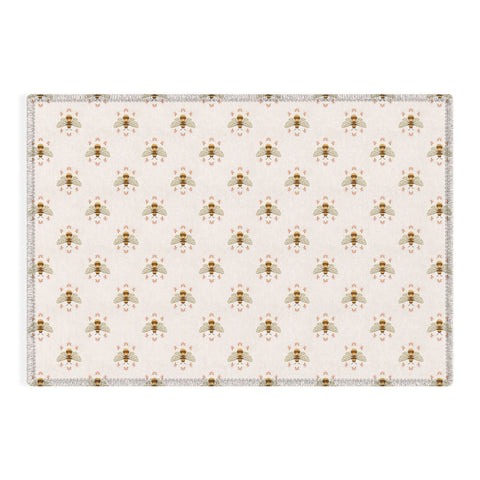 Avenie Sweet Spring Bees Outdoor Rug