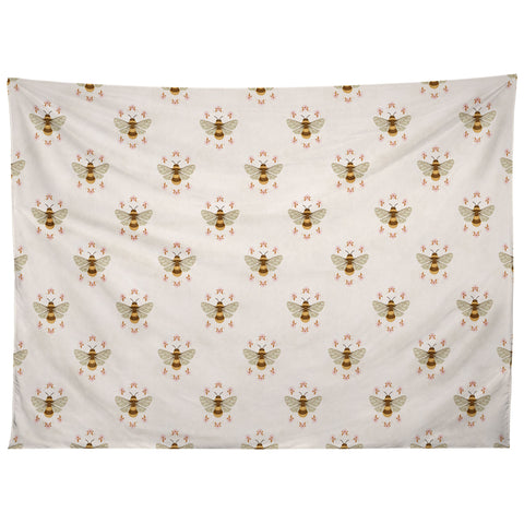 Avenie Sweet Spring Bees Tapestry