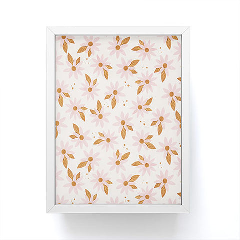 Avenie Sweet Spring Daisies Framed Mini Art Print