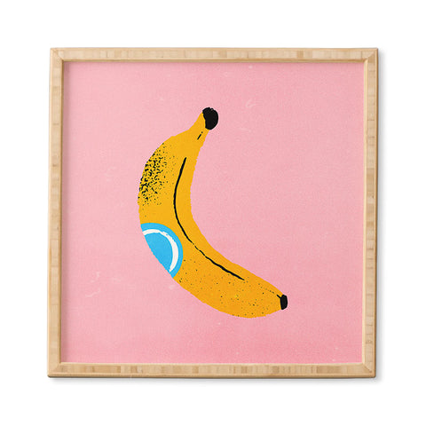 ayeyokp Banana Pop Art Framed Wall Art