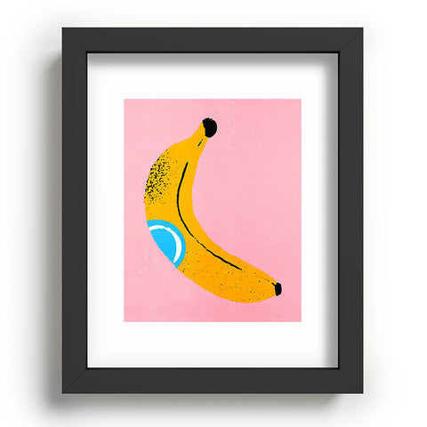 ayeyokp Banana Pop Art Recessed Framing Rectangle