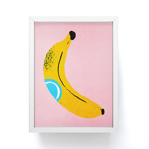 ayeyokp Banana Pop Art Framed Mini Art Print