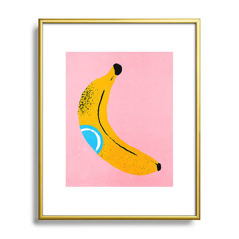 ayeyokp Banana Pop Art Metal Framed Art Print