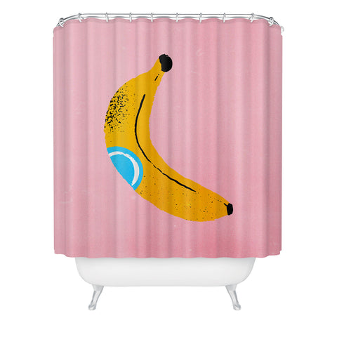 ayeyokp Banana Pop Art Shower Curtain