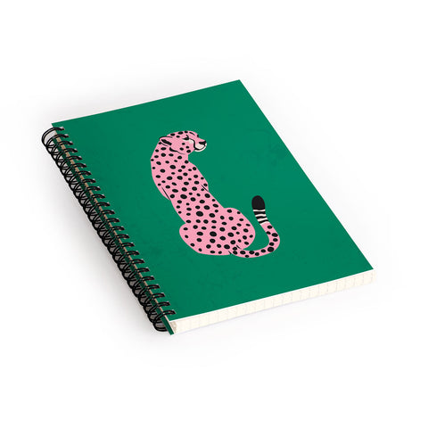 ayeyokp The Stare Pink Cheetah Edition Spiral Notebook