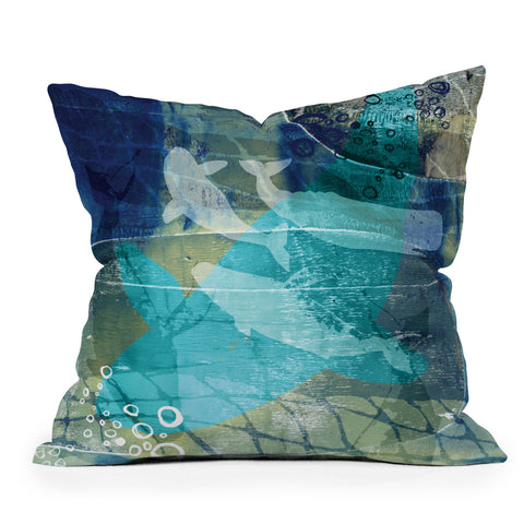 Barbara Chotiner Ocean Dream Outdoor Throw Pillow
