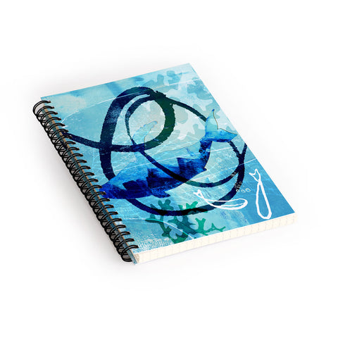 Barbara Chotiner Ocean Swirl Spiral Notebook