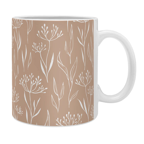 Barlena Dried Flowers and Leaves Coffee Mug