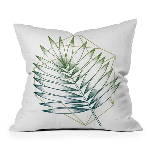 Barlena Geometry and Nature IV Outdoor Throw Pillow