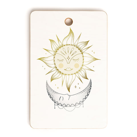 Barlena Magical Sun and Moon Cutting Board Rectangle