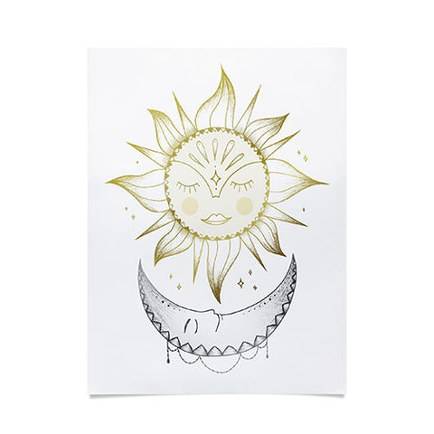 Barlena Magical Sun and Moon Poster