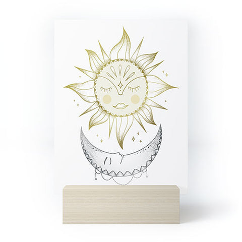 Barlena Magical Sun and Moon Mini Art Print
