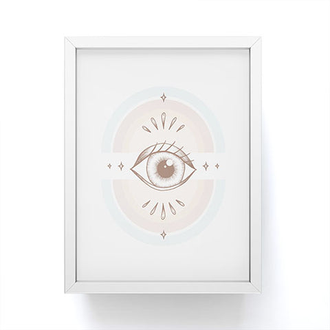 Barlena Retro Eyes Framed Mini Art Print