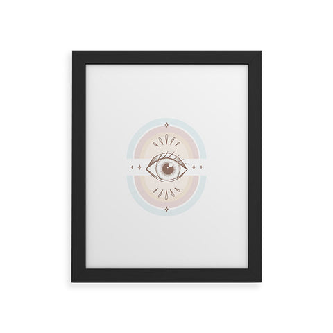 Barlena Retro Eyes Framed Art Print