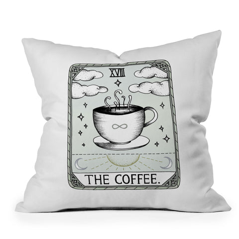 Barlena The Coffee Outdoor Throw Pillow