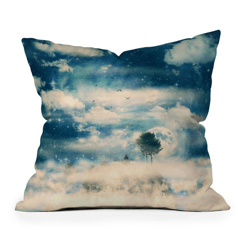 Belle13 I Know A Place Outdoor Throw Pillow