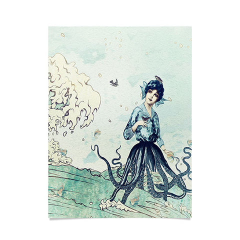 Belle13 Sea Fairy Poster