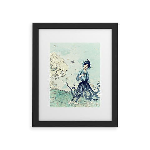 Belle13 Sea Fairy Framed Art Print