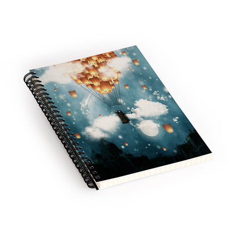 Belle13 Where All The Wishes Come True Spiral Notebook