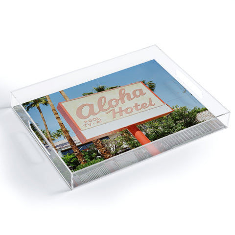 Bethany Young Photography Aloha Hotel on Film Acrylic Tray