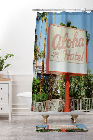 Bethany Young Photography Aloha Hotel on Film Shower Curtain And Mat