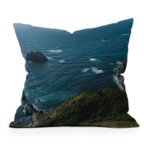 Bethany Young Photography Big Sur California X Outdoor Throw Pillow