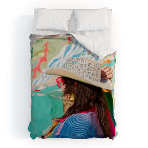 Bethany Young Photography Desert Cowgirl on Film Duvet Cover