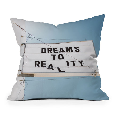 Bethany Young Photography Dreams to Reality Outdoor Throw Pillow