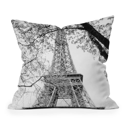 Bethany Young Photography Eiffel Tower X Outdoor Throw Pillow