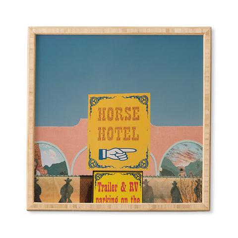 Bethany Young Photography Horse Hotel on Film Framed Wall Art