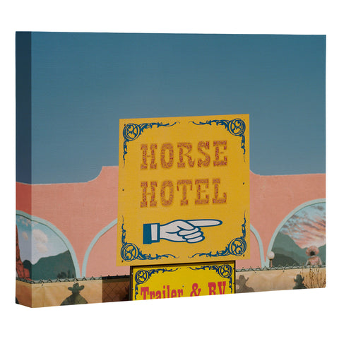 Bethany Young Photography Horse Hotel on Film Art Canvas