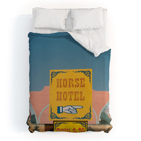 Bethany Young Photography Horse Hotel on Film Duvet Cover