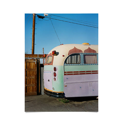 Bethany Young Photography Joshua Tree Bus on Film Poster