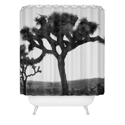 Bethany Young Photography Joshua Tree Monochrome on Film Shower Curtain