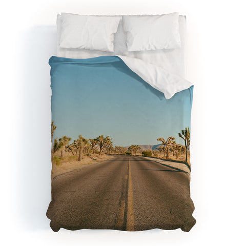Bethany Young Photography Joshua Tree Road II on Film Duvet Cover