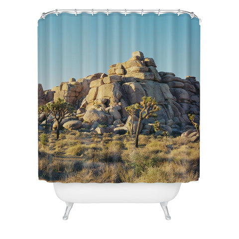 Bethany Young Photography Joshua Tree Sunset on Film Shower Curtain