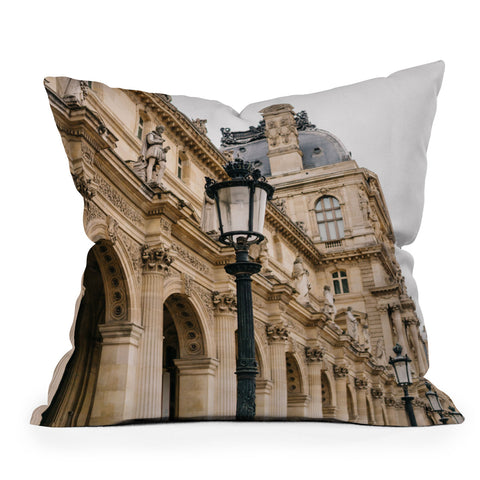 Bethany Young Photography Louvre III Outdoor Throw Pillow