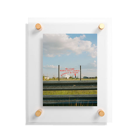 Bethany Young Photography Marfa Golf Course on Film Floating Acrylic Print
