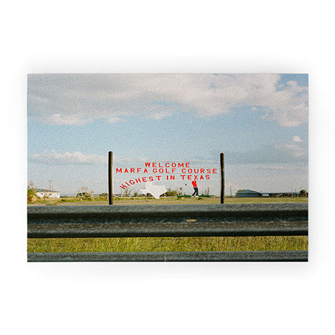 Bethany Young Photography Marfa Golf Course on Film Welcome Mat