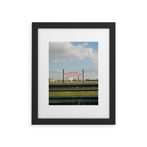 Bethany Young Photography Marfa Golf Course on Film Framed Art Print