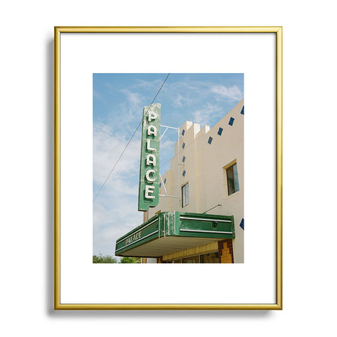 Bethany Young Photography Marfa Palace on Film Metal Framed Art Print