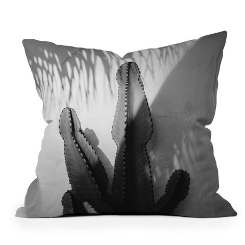 Bethany Young Photography Monochrome SoCal Shadows Outdoor Throw Pillow